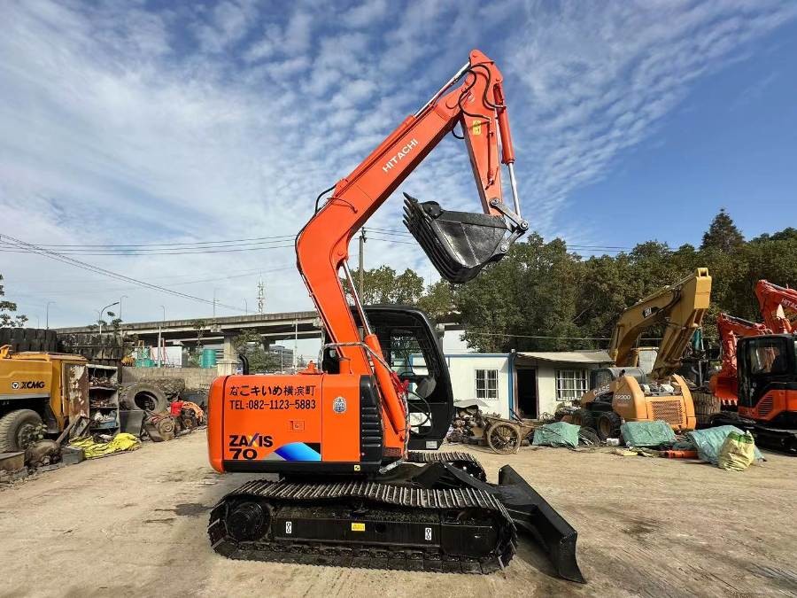 Giappone Usato Hitachi Mini Escavatore in vendita Usato ZX70 Jindongyu Machinery