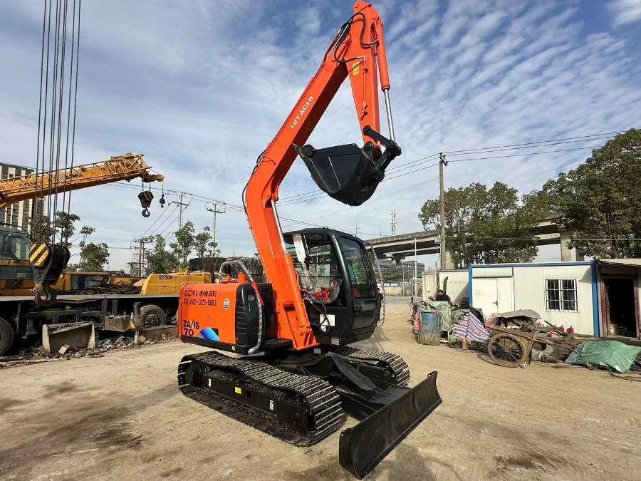 Giappone Usato Hitachi Mini Escavatore in vendita Usato ZX70 Jindongyu Machinery