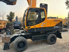 Usato Hyundai R210w-9 Excavator a ruote Coreano originale 210w Excavator Potenza forte