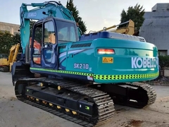 Escavatore usato Kobelco SK210 In vendita in magazzino merci vendute in buone condizioni