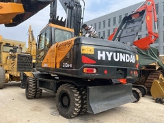 21 tonnellate Hyundai R210w-9 Used Excavator a ruote Robex 210w Used Digger Alte prestazioni
